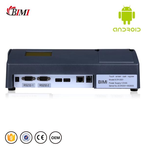 Android 4.2.2 Electronic Cash Register with 58mm Thermal Printer and LCD Touch Screen
