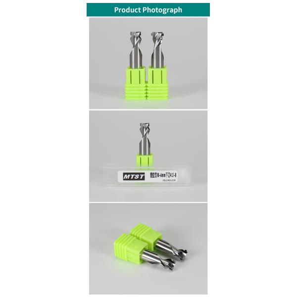 Custom Solid Carbide End Mills 60HRC Neon Strip Cnc Bits For Wood