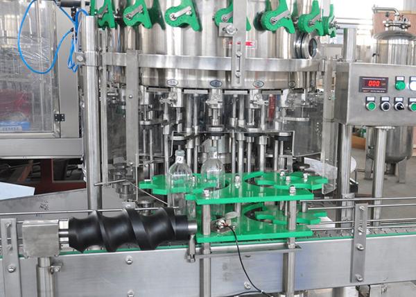 Quality SUS304 Robotized  Automatic Wine Filling Machine With rotary washing function for sale