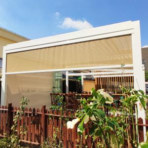 China Windproof Zip Track Blinds For Pergola Canopy Restaurant Balcony wholesale