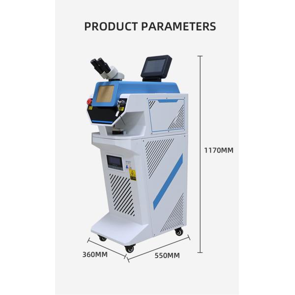 200w 300w Gold Silver Jewelry Chain Welding Soldering Repairing Machine with Adjustable Single Pulse Energy