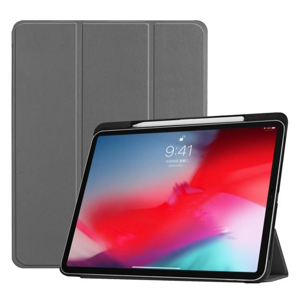 iPad Pro 11 2018 Folio Case,PU Leather Cover with Pencil Holder for iPad Pro 11