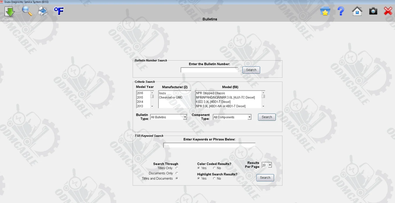 For ISUZU IDSS Diesel Engine Truck Diagnostic Scanner For Isuzu G-idss E-idss Diagnostic Scanner Tool