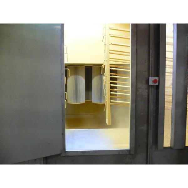 High Quality Powder Coating Line with Electrostatic Spray Guns for Profiles