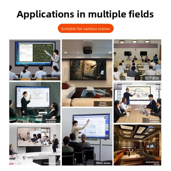 All-in-One 55inch Interactive Board for Teaching Conference Touch Screen Display Kindergarten Classroom Electronic Whiteboard