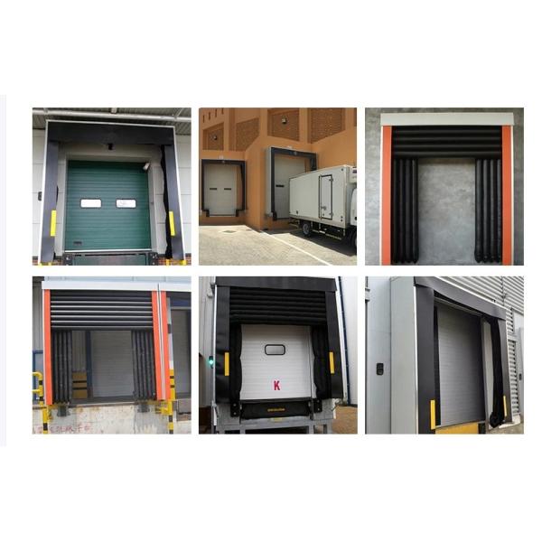 Inflatable Insulated Loading Dock Shelters Seals 3m Height PVC For Warehouse