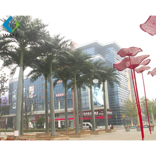 Indoor Outdoor Artificial Coconut Palm Trees For Water Amusement Park Large Size