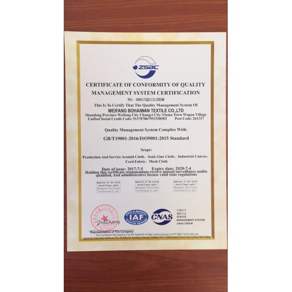 Flame Retardant Para Aramid Fabric 50gsm - 200gsm Anti Static High Strength