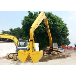 China 19600 Mm Max Reach Material Handling Arm Non Extra Counter Weight Yellow Color on sale