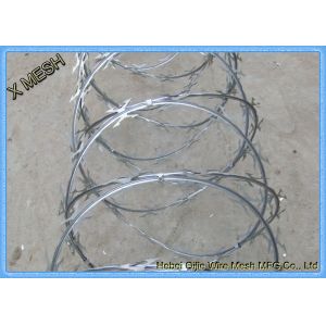 Stainless Steel Cbt-60 Crossed Razor Wire Security Fence with Clips