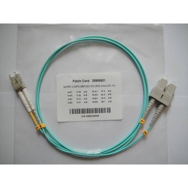 1, 2, 3 meter or customized PC, UPC, APC LC SM Fiber Optic Patch Cord ≥45 dB return loss