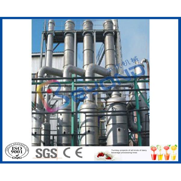 SUS304 Industrial Multiple Evaporator System , Falling Film Multi Effect