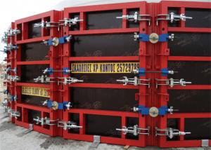 China Painted Concrete Slab Formwork Systems Circular Column Formwork High Turnover Frequency wholesale