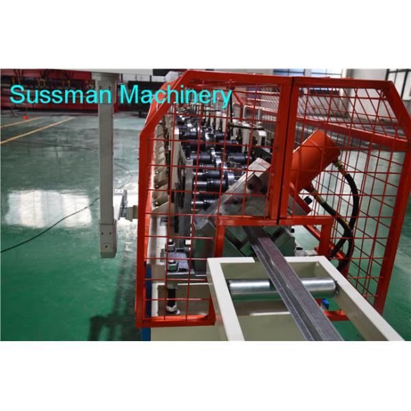 Omega Furring Channel Cold Stud And Track Roll Forming Machine With Single Chain