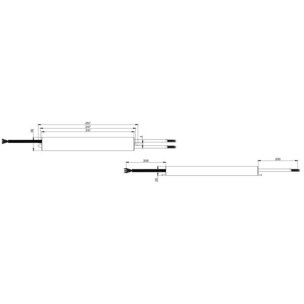 RoHS Single Output LED Dimmer Driver , Heatproof Dimmable LED Power Supply 12V