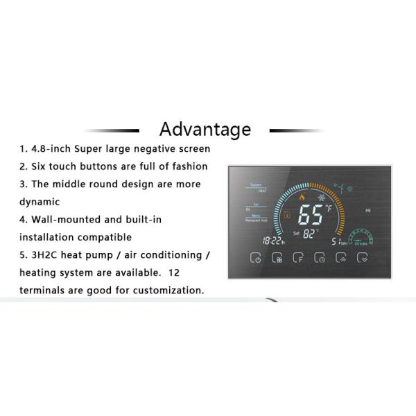 NTC Tuya Wireless WiFi Heat Pump Thermostat Weekly Programming Digital for Boiler Controller