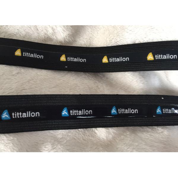 Eco - Friendly 2.5cm Elastic Tape Elastic Cord String For Outdoor Garment