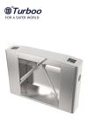RFID Tripod Turnstile Gate Integrated with Security Access Control System