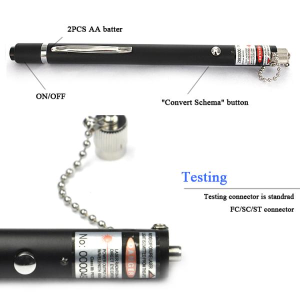 Laser Visual Fault Locator Fiber Optic Test Pen For FTTH