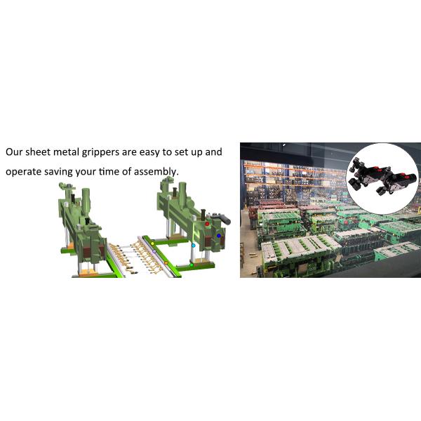 Transfer Die Angular Opening Long Stroke Pneumatic Gripper