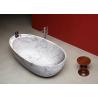 Modern Shape Marble Natural Stone Sink Customized Size Easy Cleaning for sale
