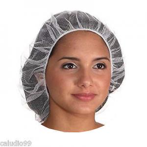 China Breathable Invisible White Bouffant Hair Nets Single Use For Beauty Salon wholesale