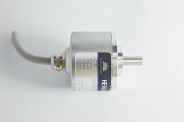 9 Bit Single Turn Absolute Encoder , SJ38 Micro Rotary Encoder Shaft 5mm NPN