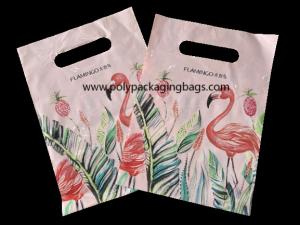 China 0.08mm Die Cut Handle Plastic Bag For Shopping/ Plastic Die Cut Bags/Strong Shopping Bags With Handle wholesale