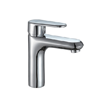Single Bathroom Brass Basin Faucet Single Handle Single Hole Installation