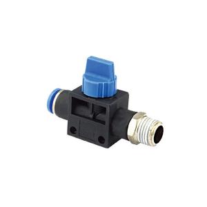 China Plastic HVFS Pneumatic Air Fittings , M5 ~ 1/2 Hand Vacuum Control Valve on sale