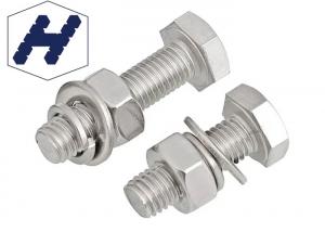 China DIN Threaded Stud Bolt Zinc Plated Carbon Steel Nuts And Bolts on sale