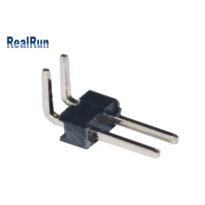 China Oxidation Resistance Right Angle Pin Header PA6T H2.5mm Single Row wholesale