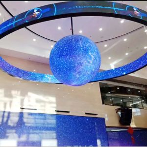 China P3 LED Display Screen Round Sphere LED Display Indoor 1M For Commercial Exhibition wholesale