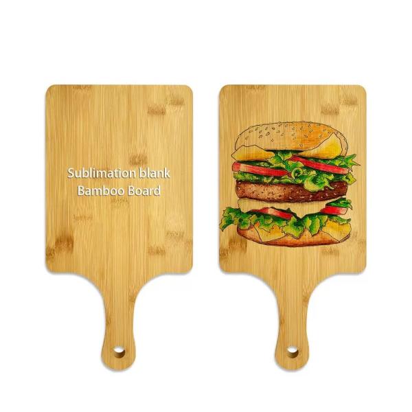 Home Use Blank Wooden Sublimation Steak Boards DIY Photo Design Pizza Boards