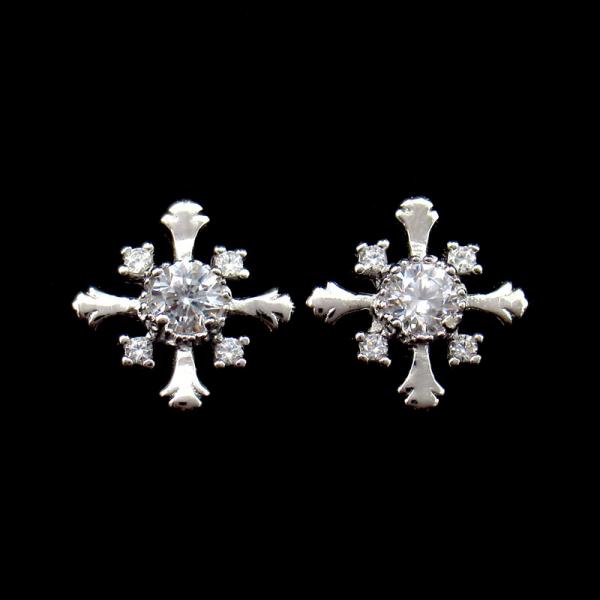 Quality Customized Size 925 Silver Earrings With AAA Grade Cubic Zirconia for sale