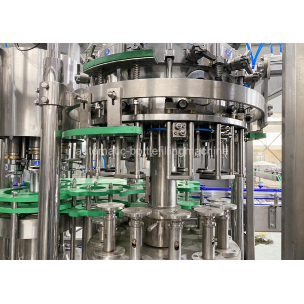 Beer 8000BPH Glass Bottle Filling Machine With Crown Cap