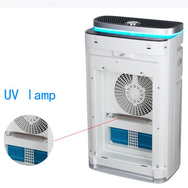 HOMEFISH 110-240V Home WIFI Formaldehyde Air Purifier UV Sterilization H13 HEPA Filter