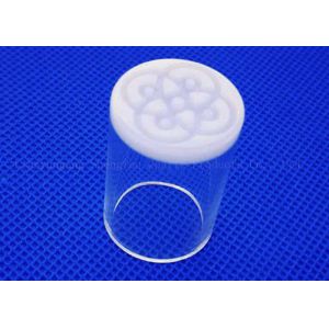 China Fused Silicon Quartz Glass Testing Tube 2.2g / Cm3 High Temperature Resistance on sale