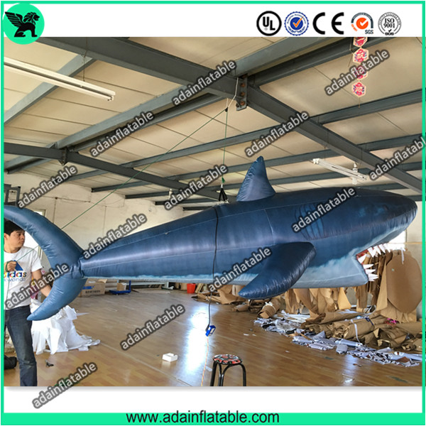 3m Inflatable Shark with Blower for Indoor Event Stage Decoration,Inflatable Shark Model