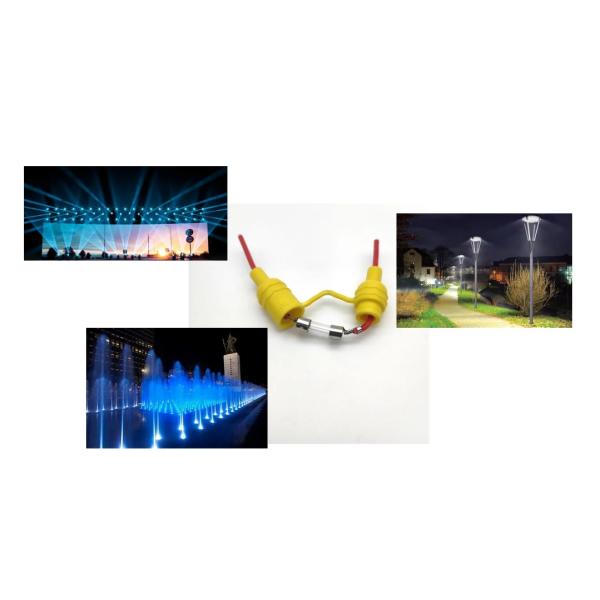 IP67 Inline Mount Fuse Holder Waterproof In-line Fuse Block UL 94V-0 Rubber for 6x30 6x32 Tube