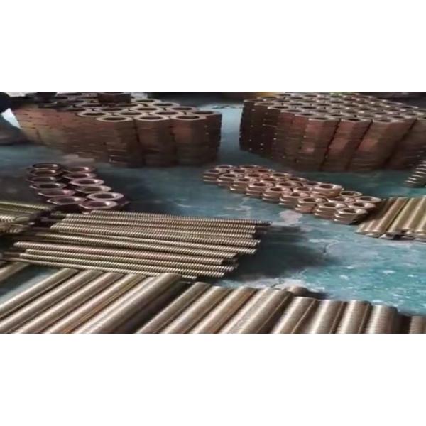 Bichromate Plated Threaded Stud Bolt Hex Nut Washer ASME A193