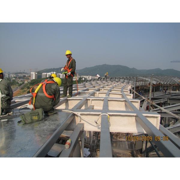 GYM Center Building Steel Frame I Section Square/ Round Pipe Environment Friendly