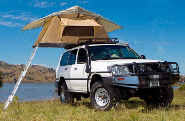 Quality Easy On 4x4 Roof Top Tent Stainless Steel Pole Material For 2 Person for sale