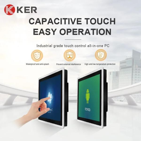 21.5 Inch Frame Lcd Capacitive Touch Screen Lcd Monitor Industrial Pc Multifunction Self Service Terminal