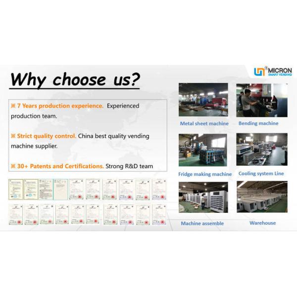 Instant Lunch Box Smart Vending Machine With Microwave Oven Micron Smart Vending