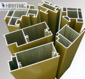 China T66 Sand Blasting Satin Aluminum Door Extrusions ROHS / SGS Approval wholesale