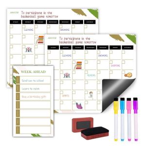 Buy cheap Magnetic Dry Erase Reusable Daily Weekly Monthly Planner Set 17x11'' A3 A4 from wholesalers