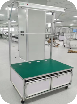 Lean pipe workbench/Assembly line