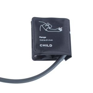 China Hose Color Gray Pediatric NIBP Cuff 13.8-21.5cm Nylon Cuff Bladderless Single Tube wholesale