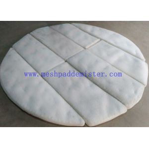 Buy cheap 2500 mm Custom Order 8 Parts Plastic PTFE Knitting Mesh Demister Pad from wholesalers